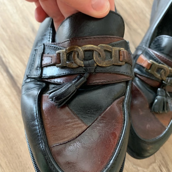 Vintage loafers size 8 - genuine leather made in Brazil - Picture 10 of 11